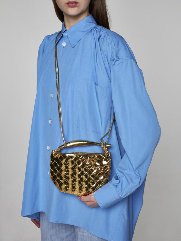 Bottega Veneta Sardine Mini Intrecciato Leather Bag - Women