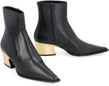 Bottega Veneta Tex Leather Ankle Boots - Women