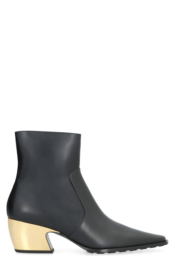 Bottega Veneta Tex Leather Ankle Boots - Women
