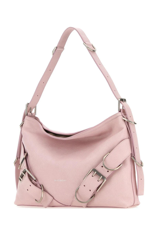 Givenchy Pink Leather Medium Voyou Boyfriend Shoulder Bag - Women