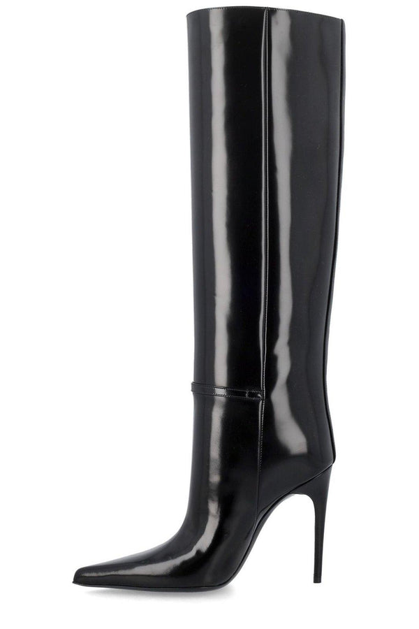 Saint Laurent Vendome Buckle Detailed Boots - Women