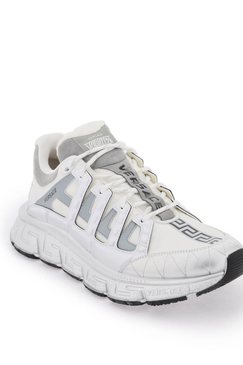 Versace White trigreca Sneakers - Men