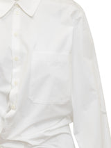 Off-White Cotton Shirtdress - Women
