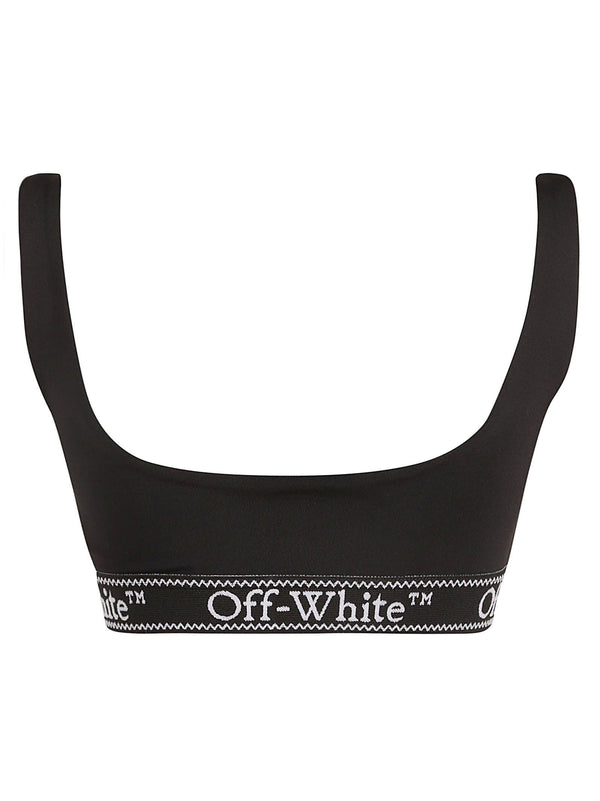Off-White Logo Band Sporty Top - Women