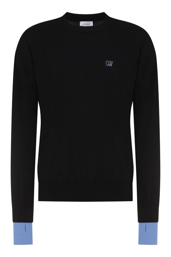 Off-White Knit Wool Pullover - Men