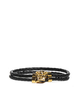 Versace la Medusa Leather Bracelet - Men
