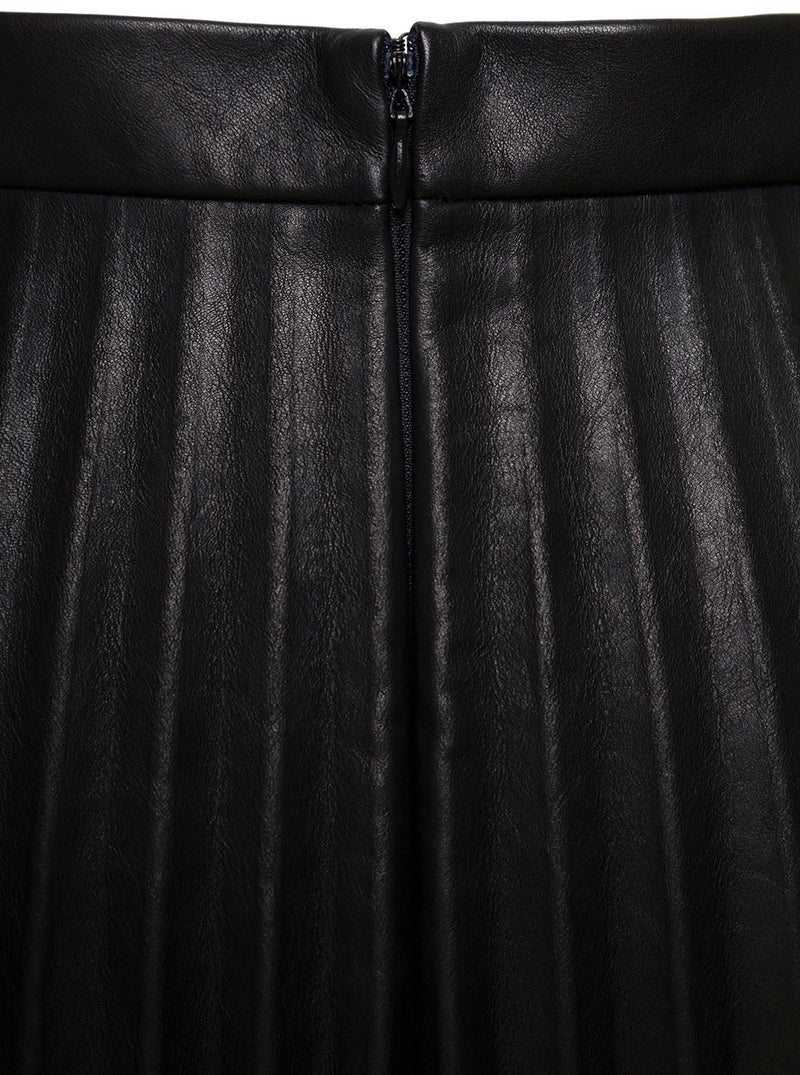 Balenciaga Pleated Leather Dress - Women
