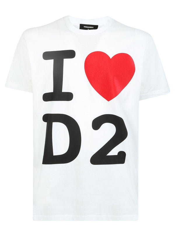 Dsquared2 I Love D2 T-shirt - Men - Piano Luigi