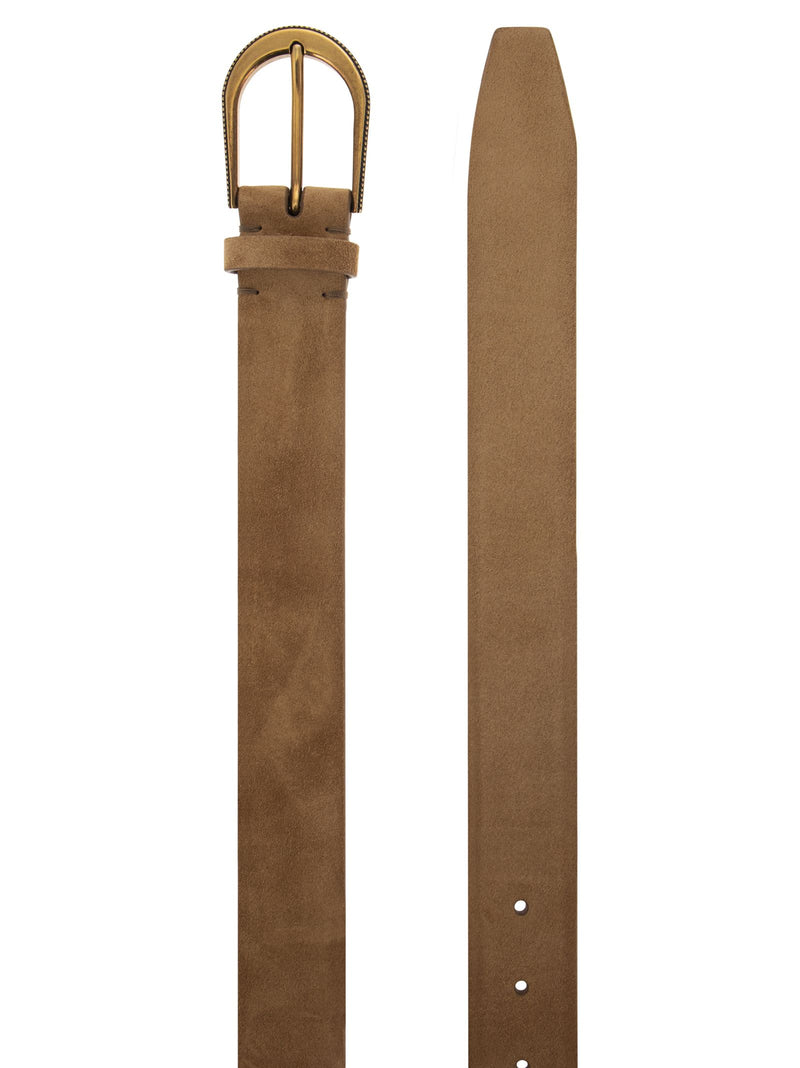 Brunello Cucinelli Suede Calfskin Belt - Women