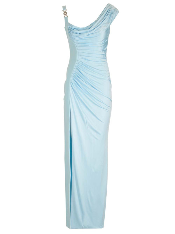 Versace Light Blue medusa 95 Long Dress - Women