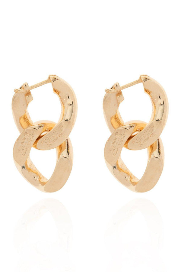 Bottega Veneta Chain-link Earrings - Women - Piano Luigi