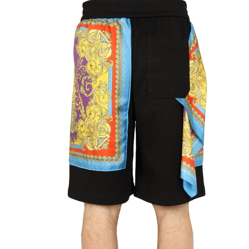 Versace Barocco Goddess Night Print Shorts - Men