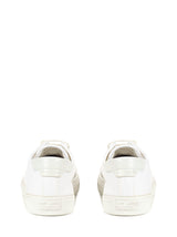 Saint Laurent White Canvas Malib Sneakers - Men