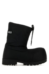 Balenciaga Black Nylon Alaska Ankle Boots - Men