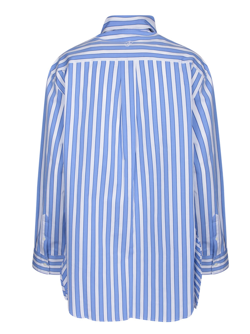 J.W. Anderson Drapared Blue/white Shirt - Women