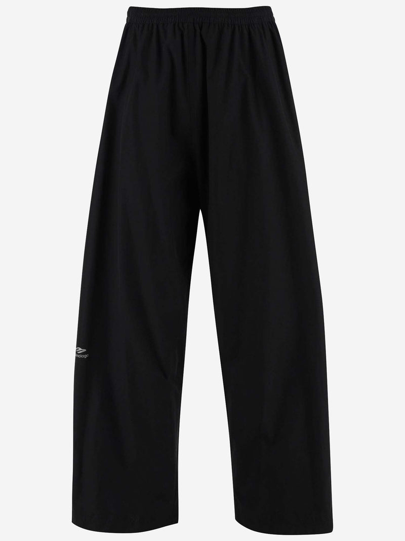 Balenciaga Track Pants In Technical Fabric With Logo - Women