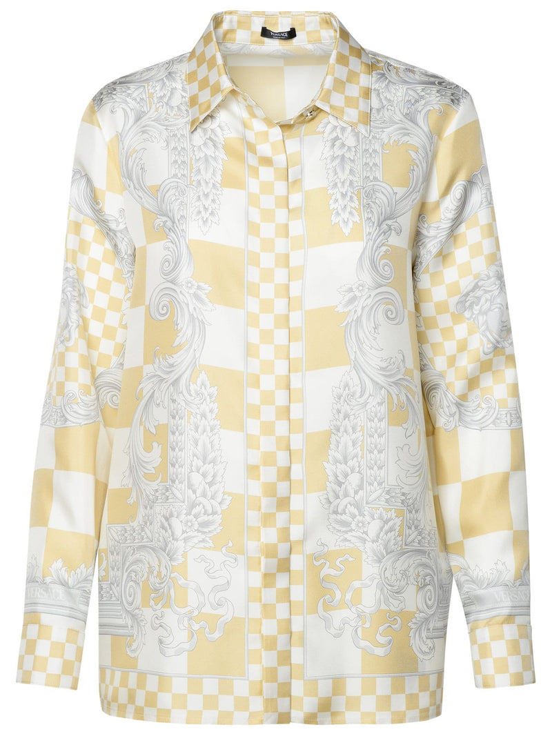 Versace Beige Silk Shirt - Women