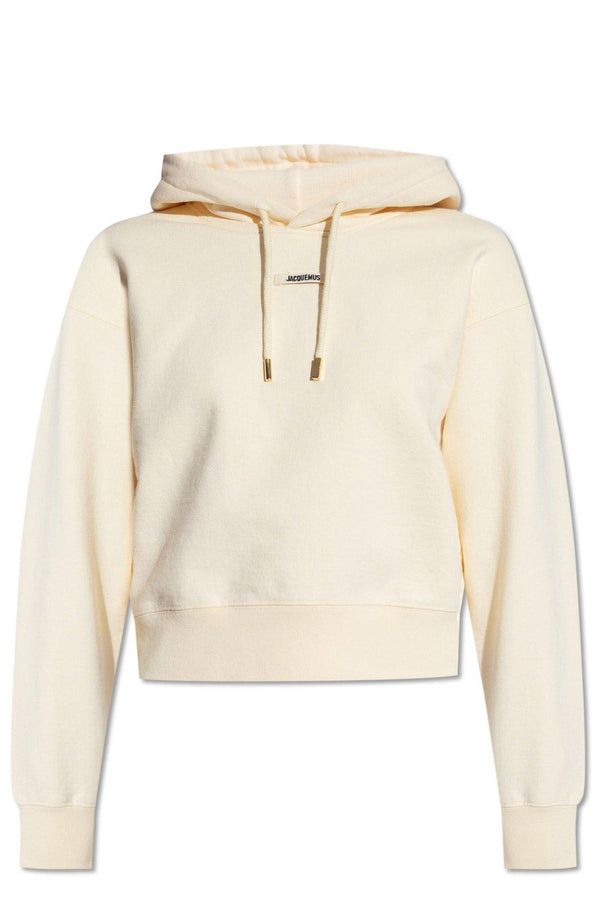 Jacquemus Logo Patch Drawstring Hoodie - Women