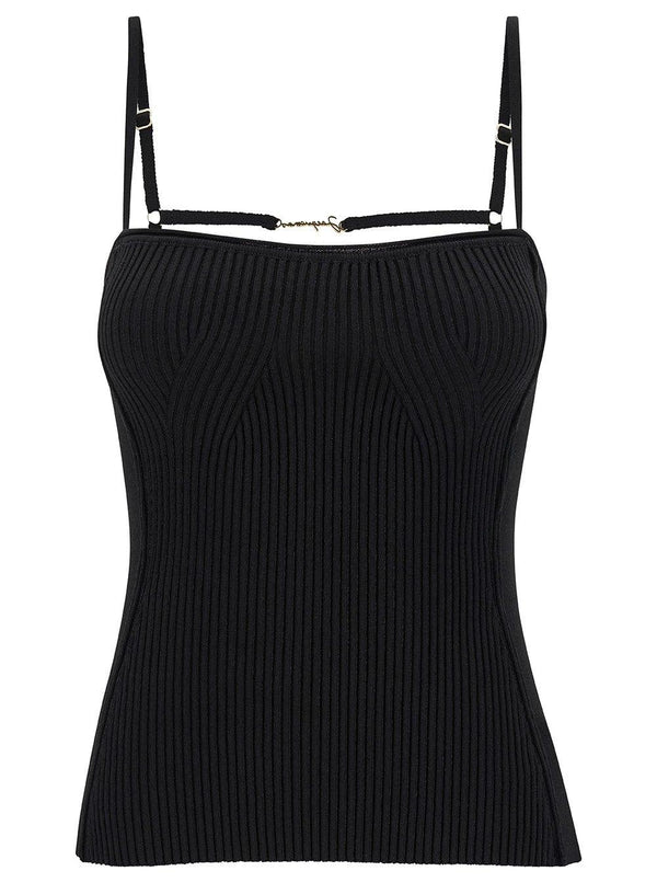 Jacquemus Ribbed Singlet Top - Women