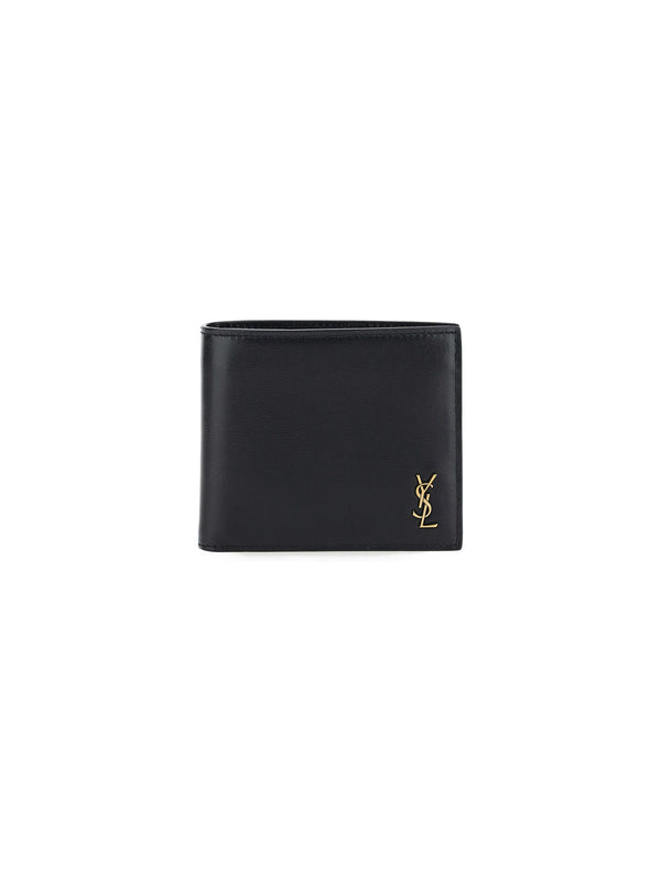 Saint Laurent Compact Leather Wallet - Men