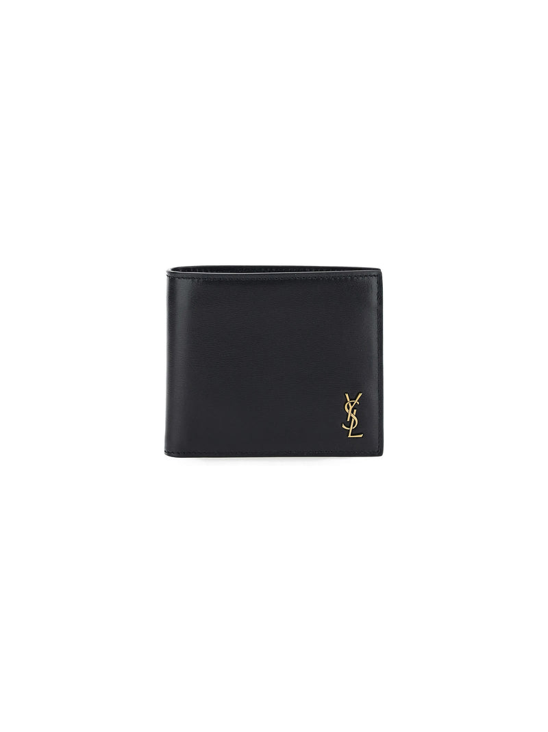 Saint Laurent Compact Leather Wallet - Men