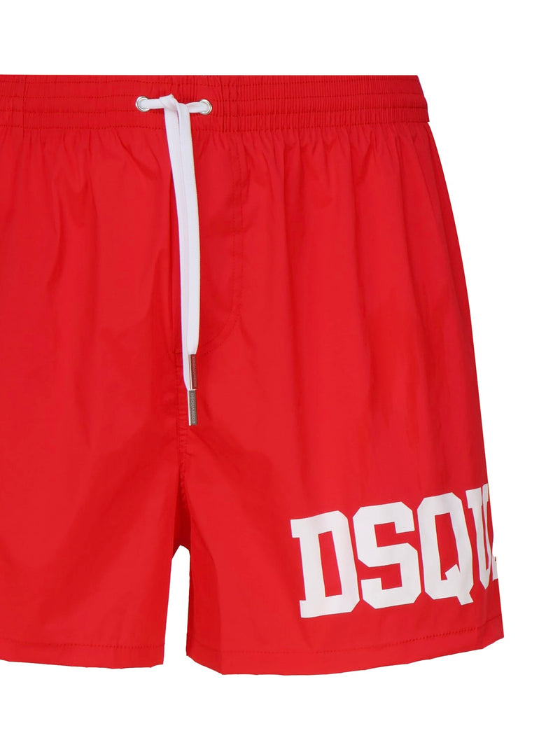 Dsquared2 Logo Swimsuit In Contrasting Color - Men