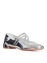 Christian Louboutin Sweet Jane Flat Specchio/lining Silver/lin Silver - Women