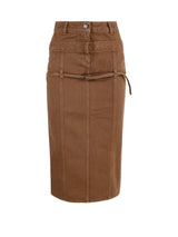 Jacquemus Denim Back-slit Skirt - Women