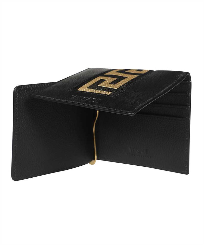 Versace Leather Flap-over Wallet - Men - Piano Luigi