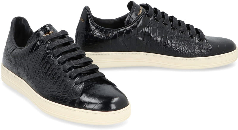 Tom Ford Warwick Leather Low-top Sneakers - Men - Piano Luigi