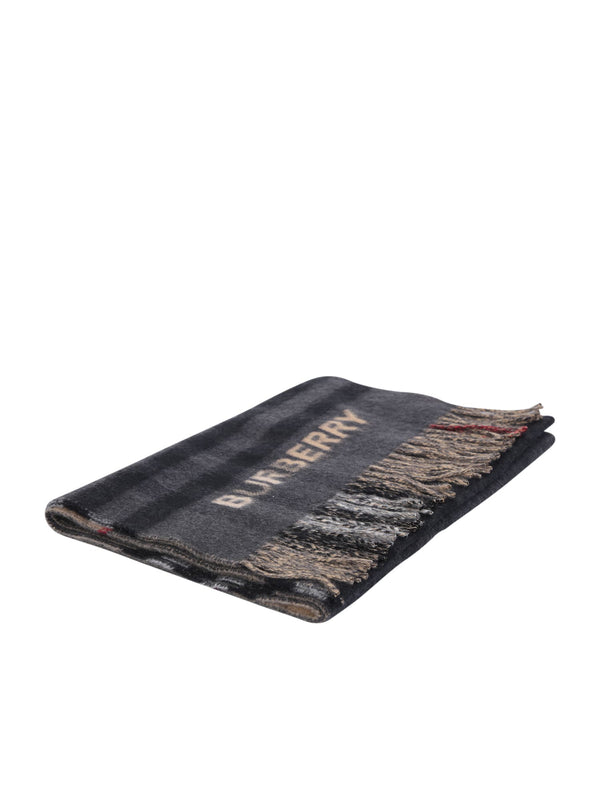 Burberry Embroidered Cashmere Scarf - Men