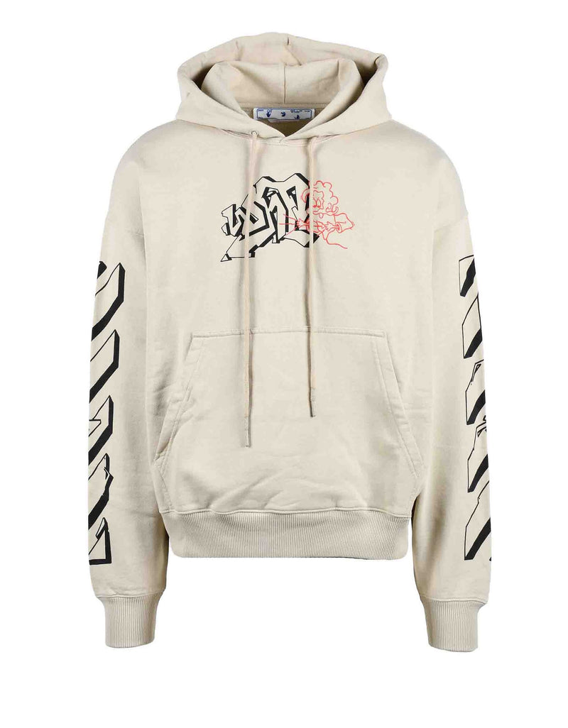 Off-White Mens Beige Sweatshirt - Men