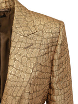 Tom Ford Croco Jacquard Walls Blazer - Women