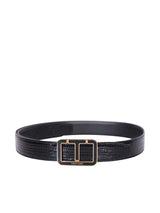 Tom Ford T Shiny Tejus Black Belt - Men - Piano Luigi