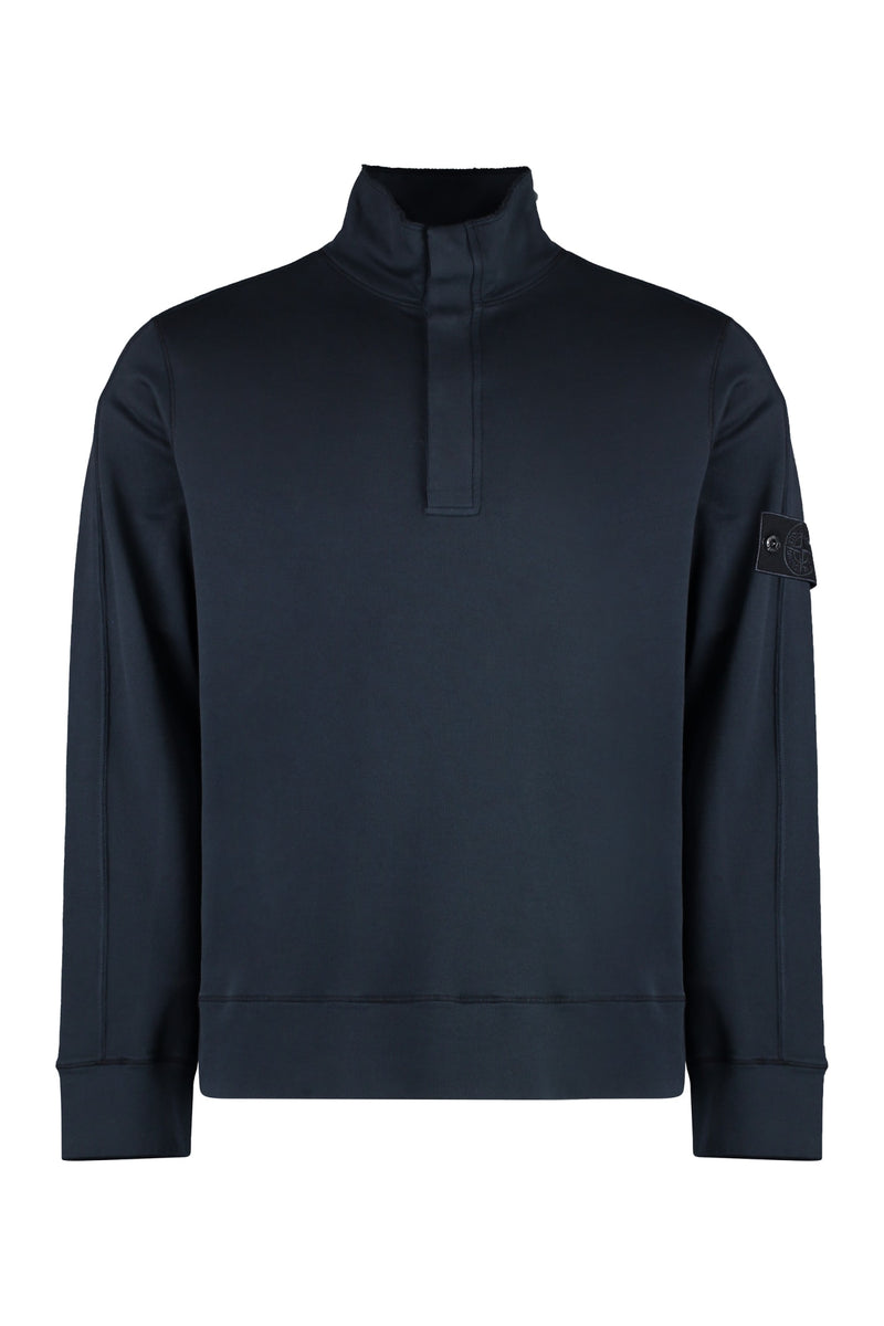 Stone Island Half Bottons Sweatshirt - Men