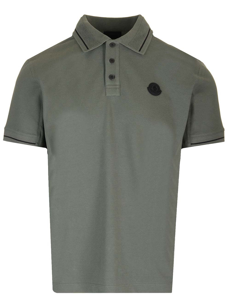 Moncler Piquet Cotton Polo Shirt - Men