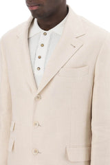 Brunello Cucinelli Cavallo Deconstructed Single-breasted Jacket - Men