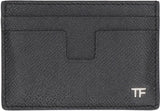 Tom Ford Pebbled Calfskin Card Holder - Men - Piano Luigi