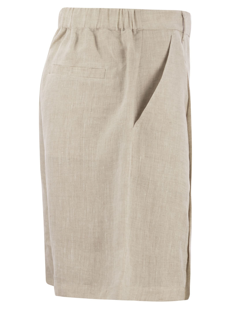 Linen Shorts Brunello Cucinelli - Women