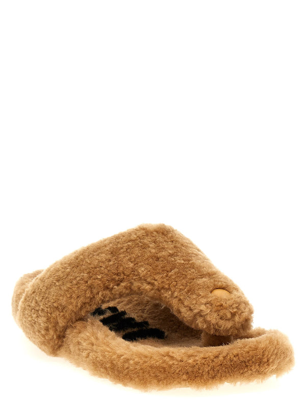 Loewe Shearling Sandals - Women