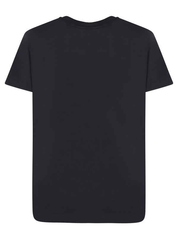 Moncler Logo Black Roundneck T-shirt - Women
