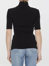 Off-White Crepe Twist Top - Women