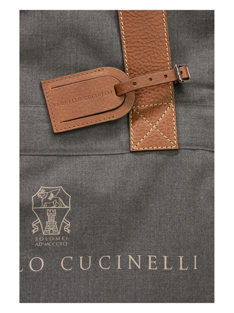 Brunello Cucinelli Cotton And Leather Covers - Men
