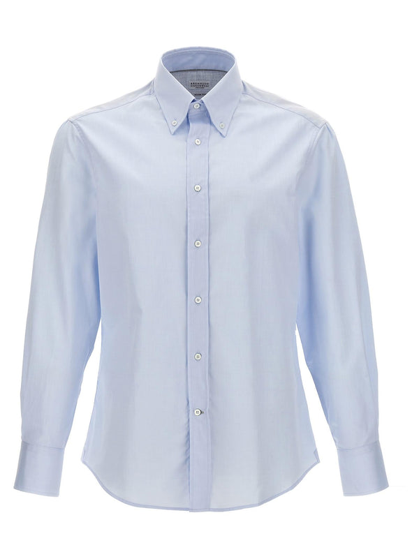 Brunello Cucinelli Cotton Shirt - Men - Piano Luigi