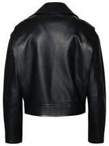 Versace Black Lambskin Jacket - Women