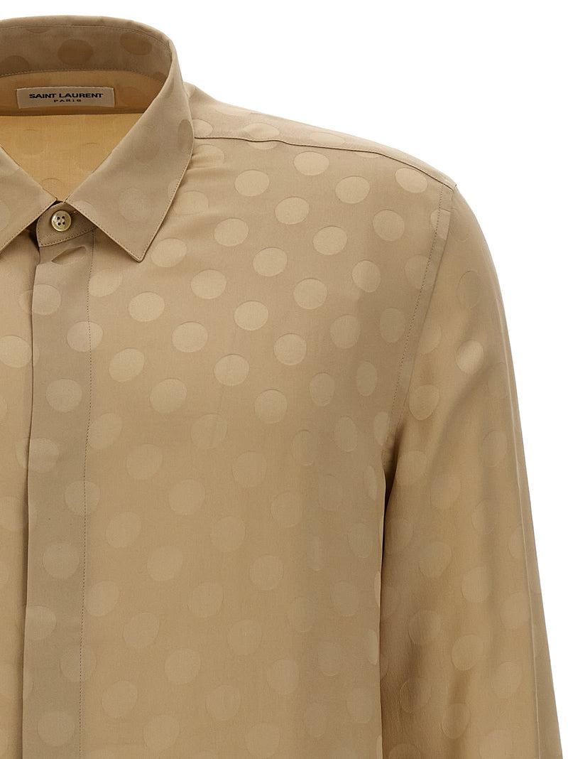 Saint Laurent Polka Dot Shirt - Men