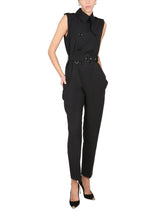 Burberry Double Breasted Belted Waist Overalls - Women