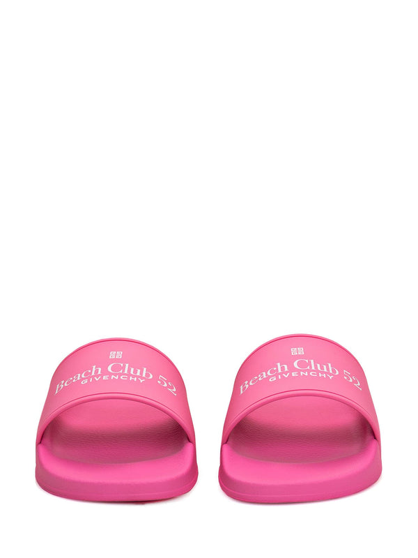 Fuchsia Givenchy Beach Club 52 Slippers - Women