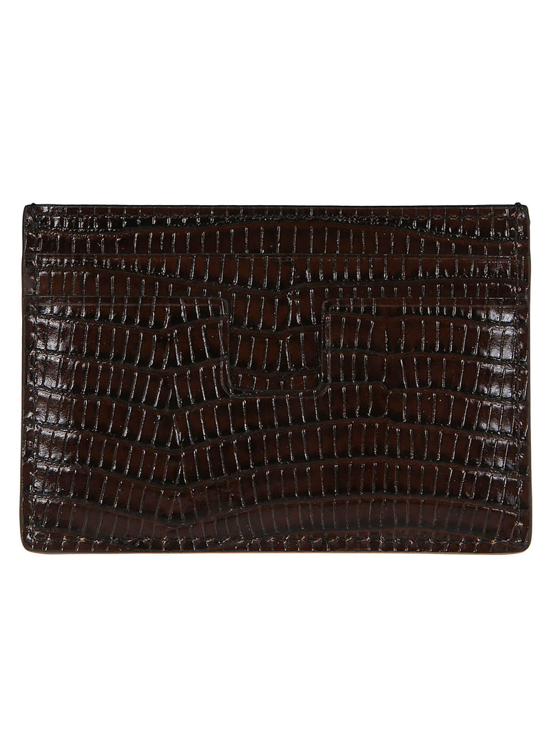 Tom Ford Printed Alligator Classic Credit Card Holder - Men