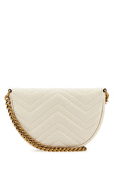 Gucci Ivory Leather Mini Gg Marmont Crossbody Bag - Women - Piano Luigi